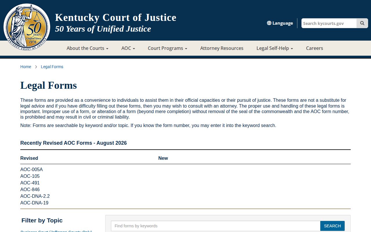 Kentucky court legal forms for Robertson County arrest record expungement